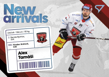 Alex Tamasi Hradec Kralove Tipsport ELH 2023/24 SportZoo 1. serie New Arrival #NA-04
